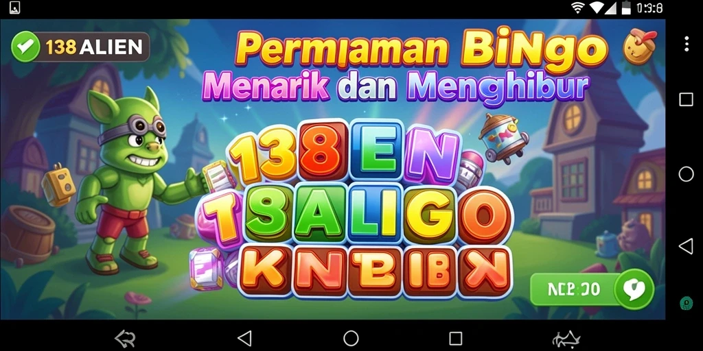 Tampilan gameplay Bingo yang menarik dan interaktif di 138ALIEN.