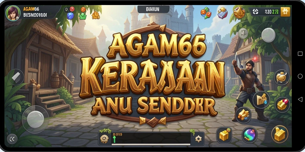 Tampilan gameplay AGAM66 yang menarik dan penuh warna.
