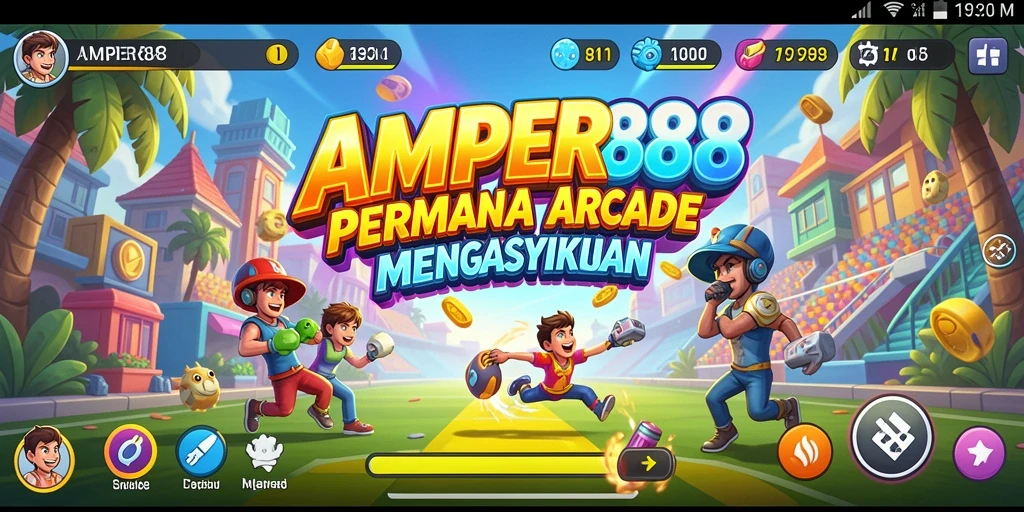 Tampilan gameplay seru dari AMPER88 yang penuh tantangan.