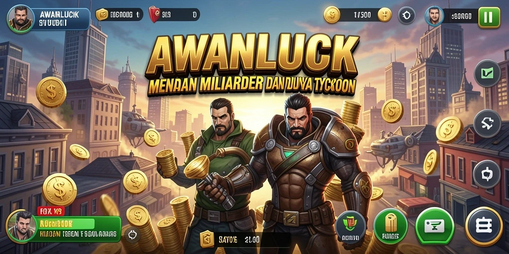 Tampilan gameplay mendebarkan dari <strong>AWANLUCK</strong> di dunia Tycoon.
