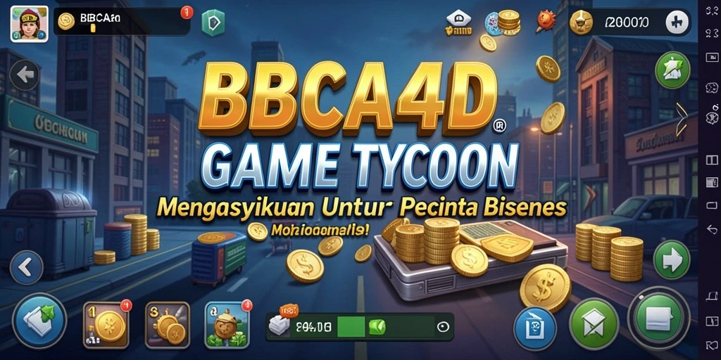 Gameplay menarik BBCA4D yang menampilkan manajemen bisnis yang dinamis.