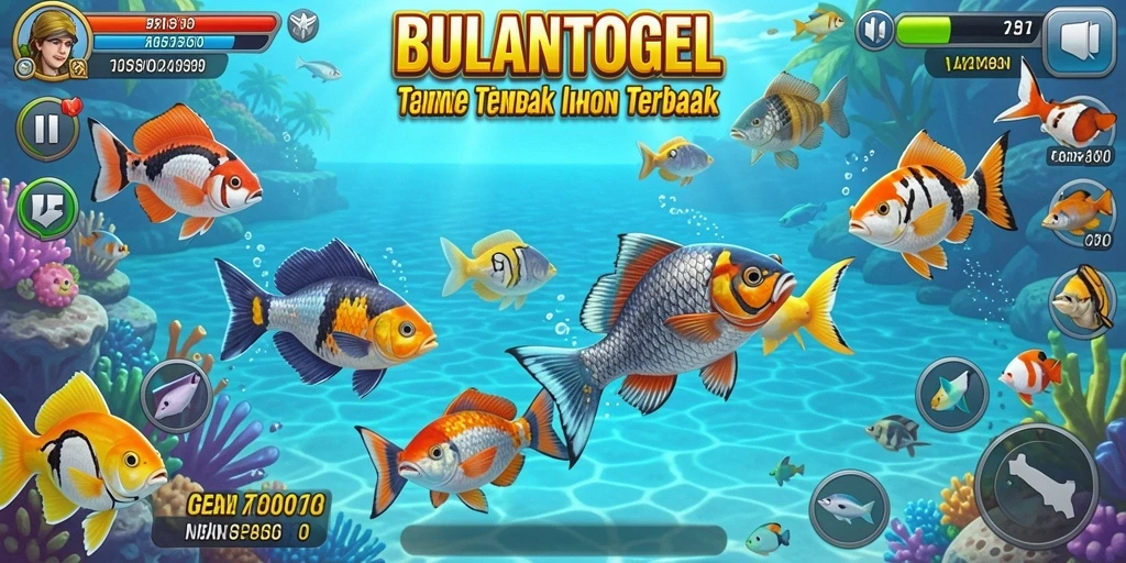 Gameplay seru menembak ikan dalam BULANTOGEL.