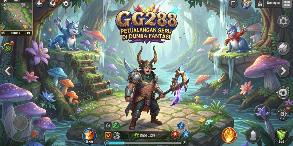 Tampilan gameplay seru dari petualangan di GG288.