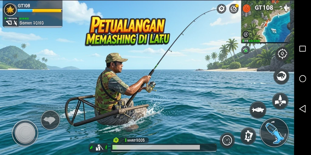 Tangkapan ikan menarik di game GT108 dengan grafis yang memukau.