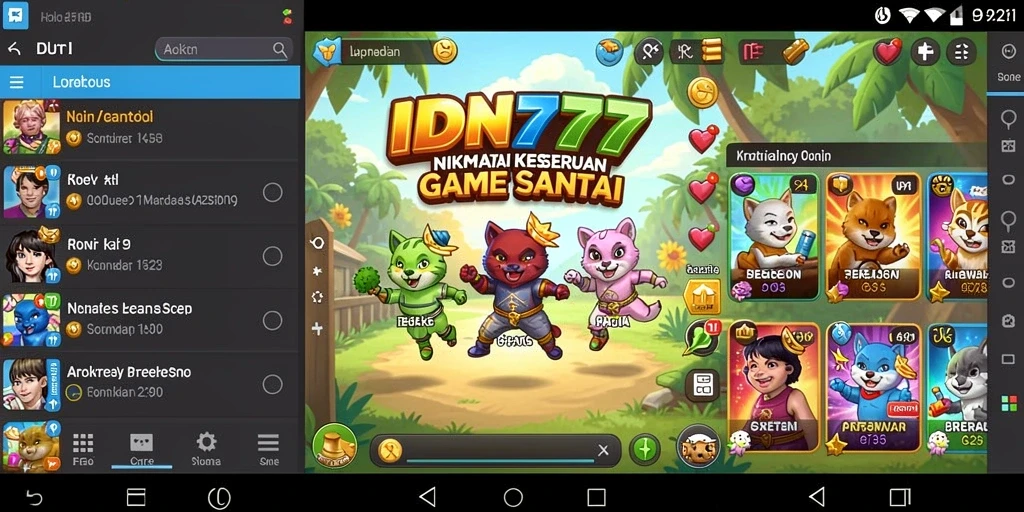 Tampilan gameplay <strong>IDN777</strong> yang seru dan penuh warna.