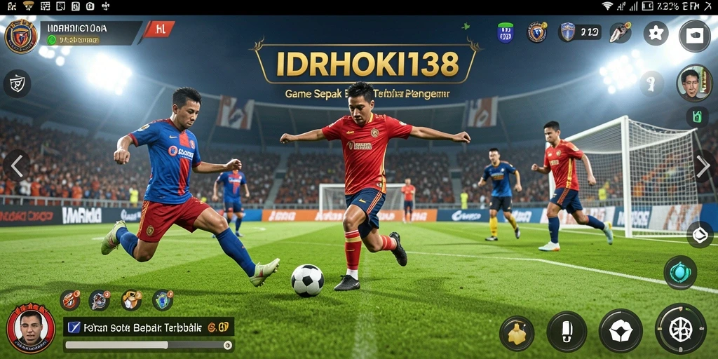 Tangkapan layar gameplay IDRHOKI138 menampilkan aksi seru di lapangan.