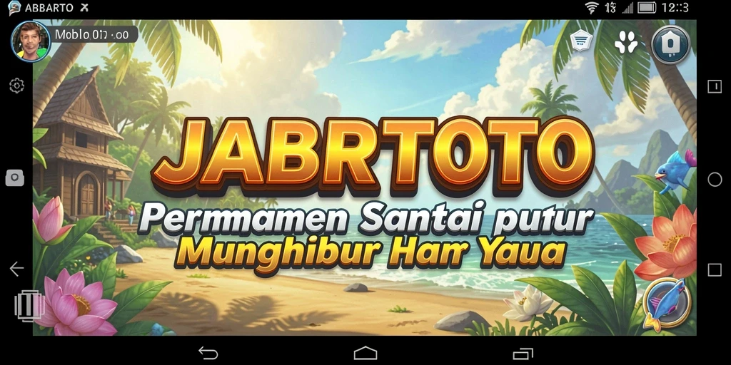 Tampilan permainan JABARTOTO yang penuh warna dan menyenangkan.
