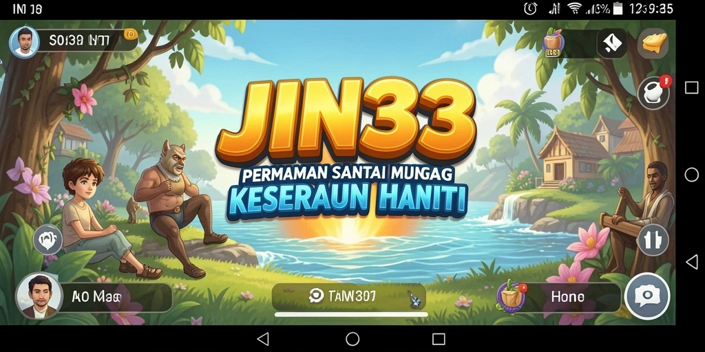 Screenshot menampilkan gameplay santai dan mengasyikkan JIN33.