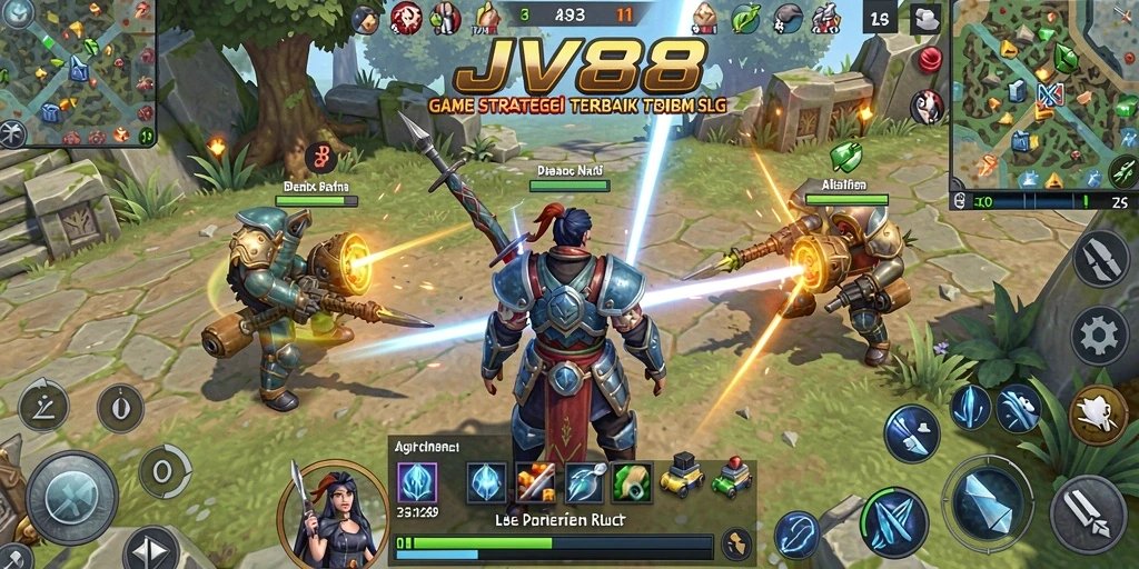 Tampilan gameplay <strong>JV88</strong> yang menarik dengan strategi mendalam.