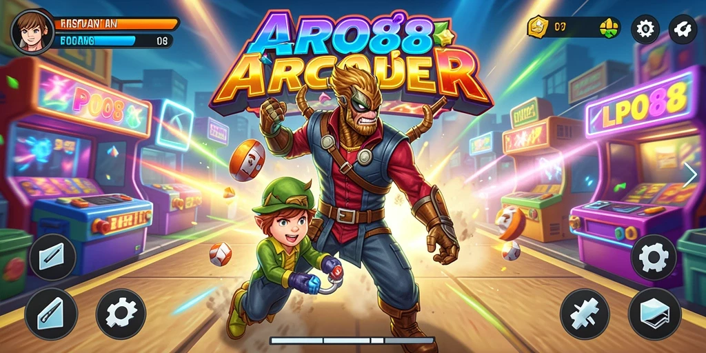 Screenshot dari gameplay seru LPO88 yang menunjukkan tantangan arcade.