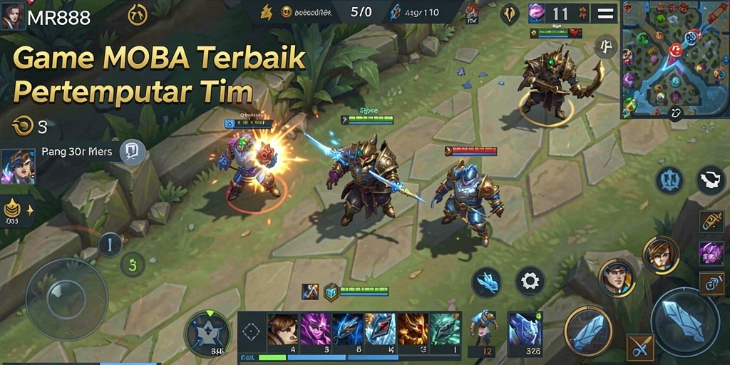 Gameplay MOBA yang mendebarkan dalam MR888 dengan aksi tak terduga.