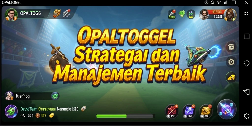Tampilan gameplay menakjubkan OPALTOGEL dengan elemen strategi.