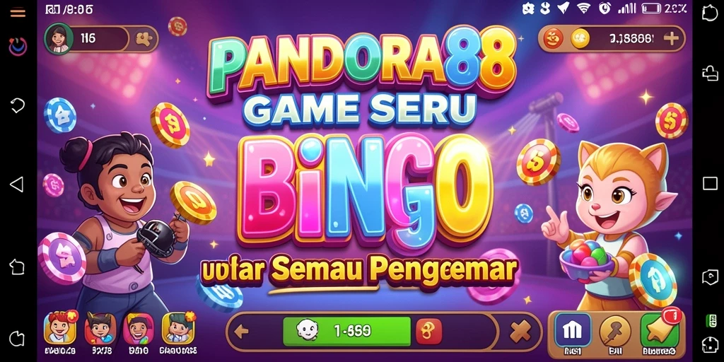 Screenshot gameplay PANDORA88 menampilkan keseruan permainan Bingo.