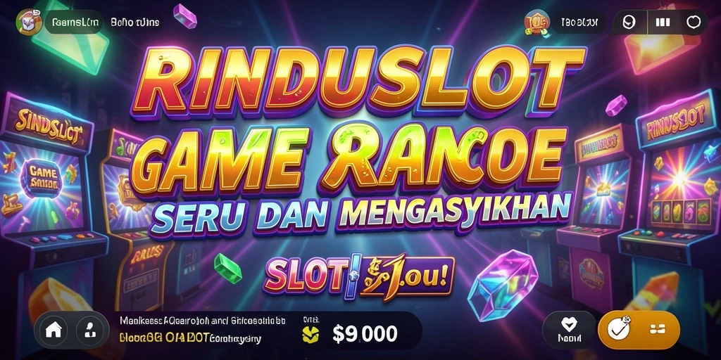 Screenshot gameplay RINDUSLOT menunjukkan grafis menarik dan fitur slot yang seru.