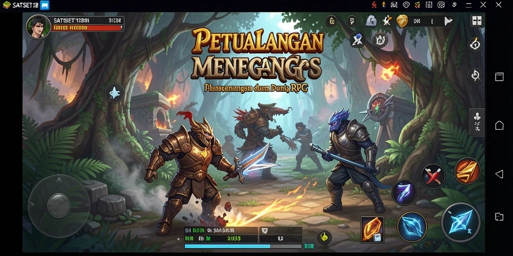 Tampilan gameplay SATSET138 yang menarik dalam dunia RPG.
