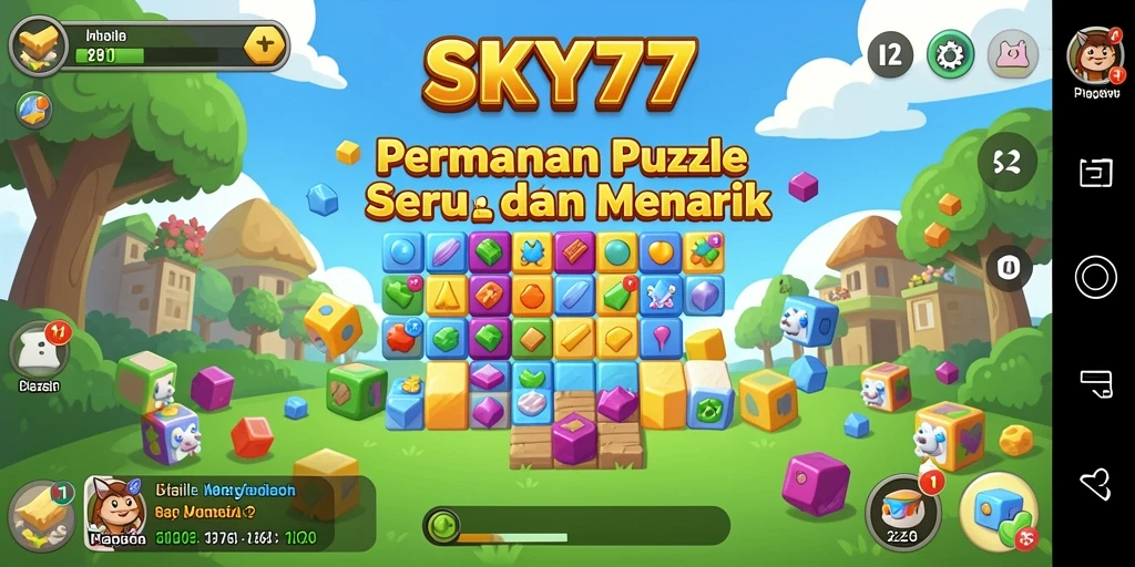 Gameplay menarik dalam permainan Puzzle yang penuh tantangan.