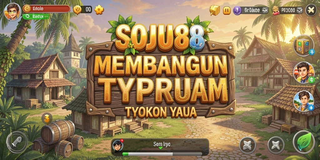 Tampilan gameplay menarik di SOJU88 saat membangun bisnis Tycoon.