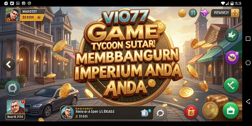Tampilan menarik dari gameplay VIO77 yang menampilkan membangun bisnis.